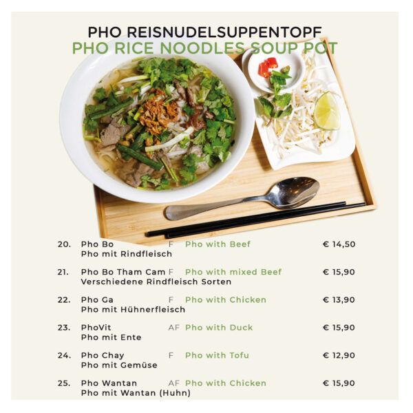 Pho You - Vietnamesisches Restaurant - Graz - Reisnudelsuppentopf
